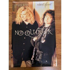 Jimmy Page Robert Plant No Quarter Original 1995 Promo Poster Led Zeppelin 20x30